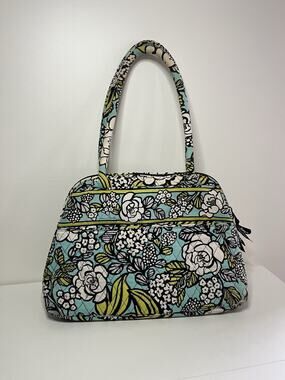 Vera Bradley RETIRED ISLAND BLOOMS Bowler Handbag Shoulder Purse Bag
